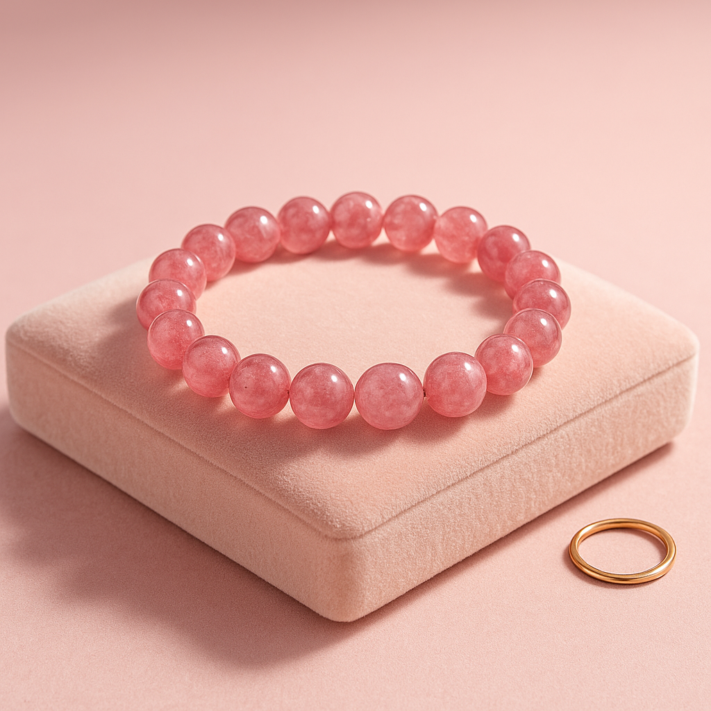 Soul Petal – Pink Tourmaline Bracelet