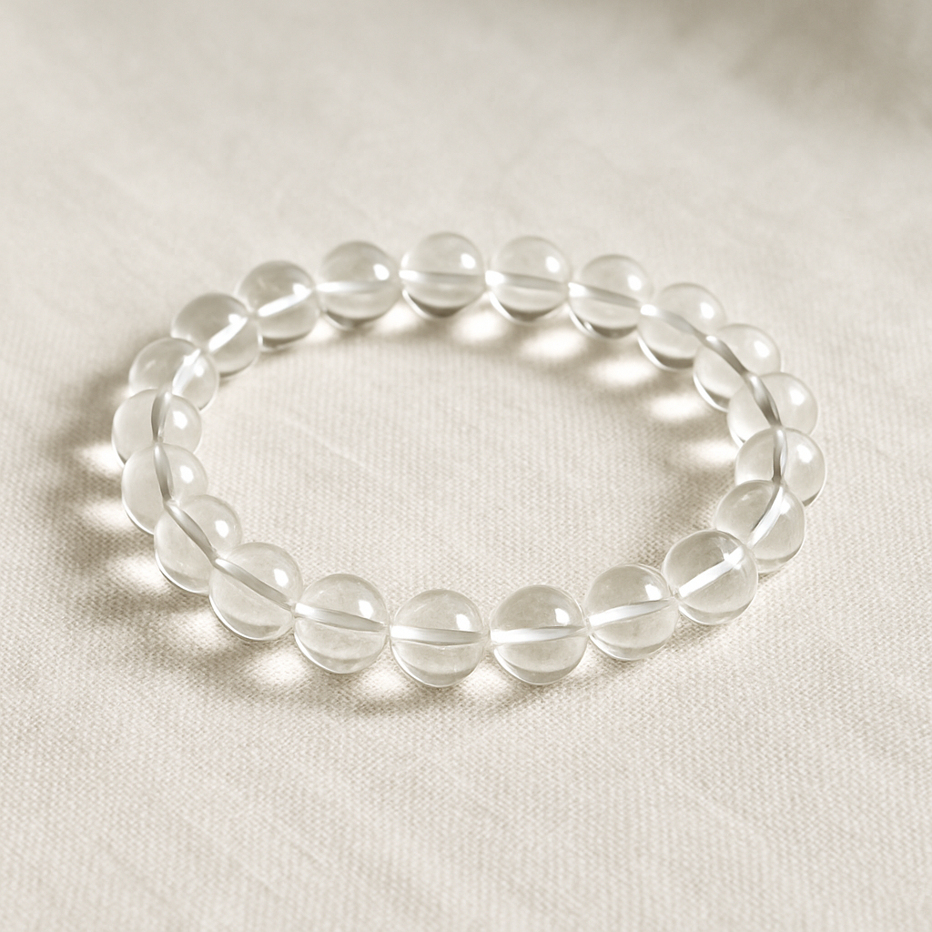 Aurora Veil – Clear Quartz Bracelet