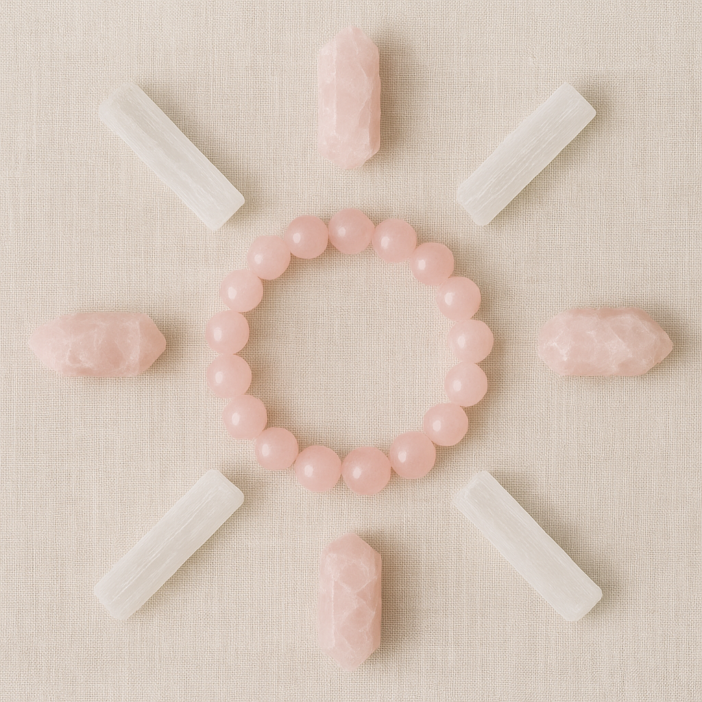 Heart Whisper – Rose Quartz Bracelet