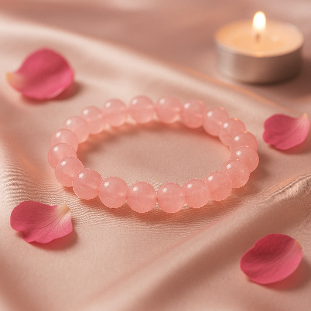 Heart Whisper – Rose Quartz Bracelet