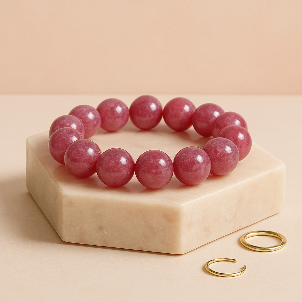 Soul Petal – Pink Tourmaline Bracelet