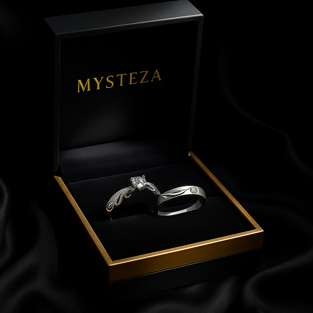 Eternal Vines Couple Rings