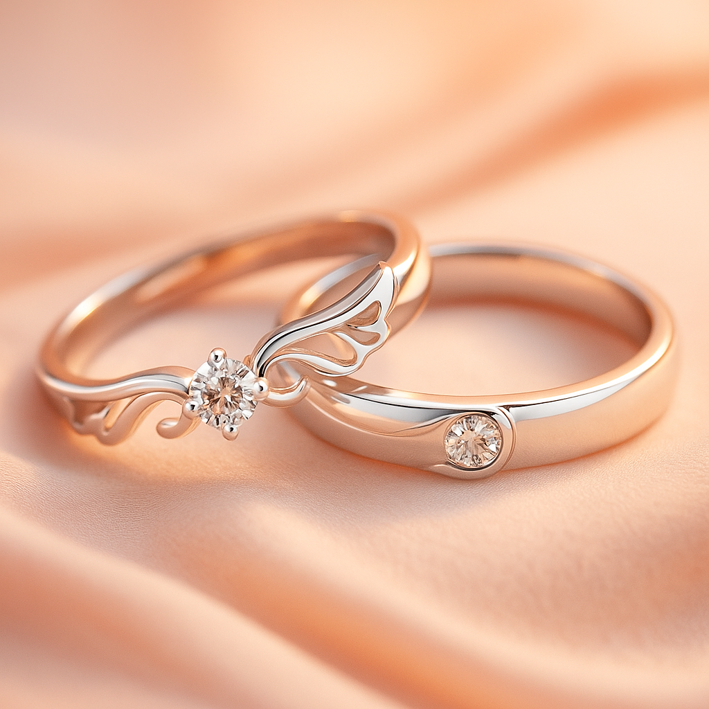 Eternal Vines Couple Rings