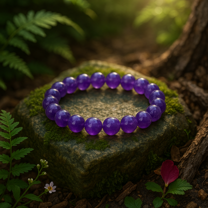 Celestial Crown – Amethyst Bracelet