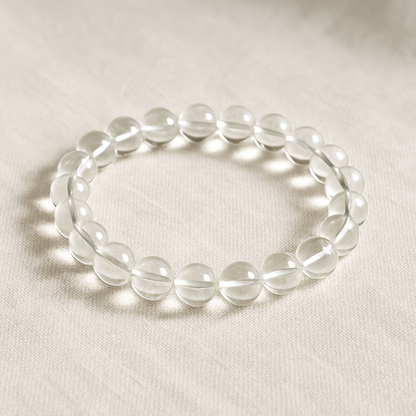 Aurora Veil – Clear Quartz Bracelet