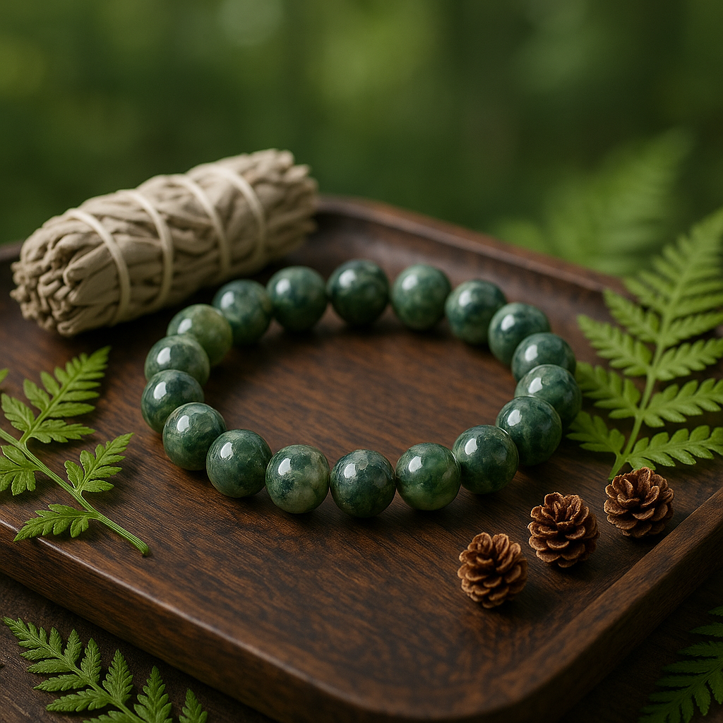 Emerald Ground – Moss Agate