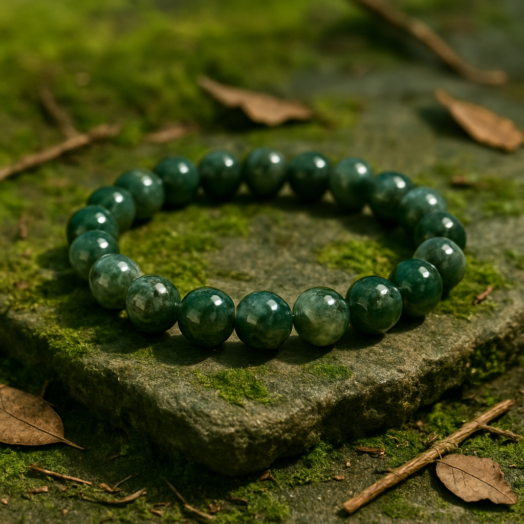 Emerald Ground – Moss Agate