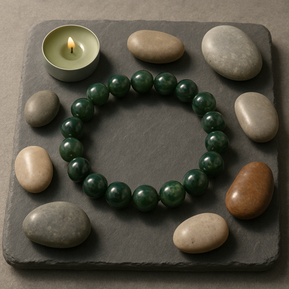 Emerald Ground – Moss Agate