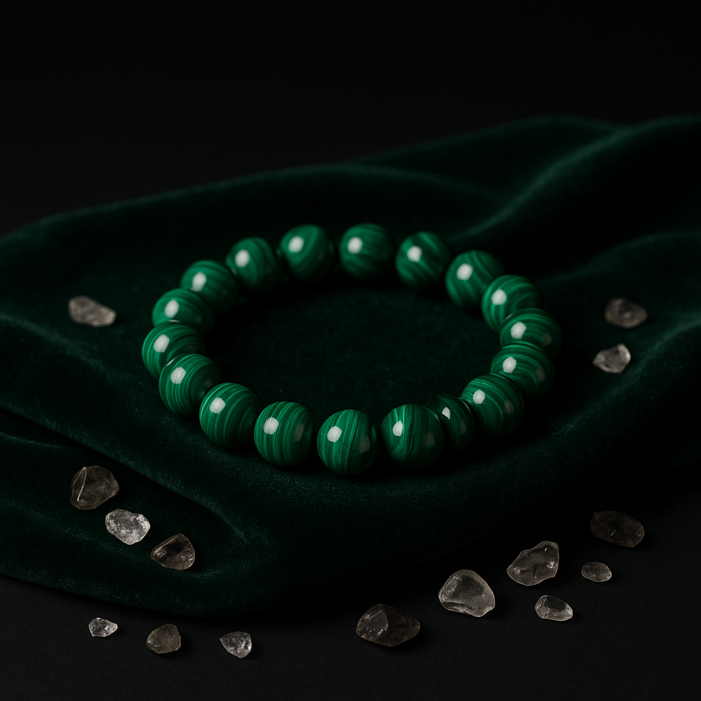 Spirit Vein – Malachite Bracelet