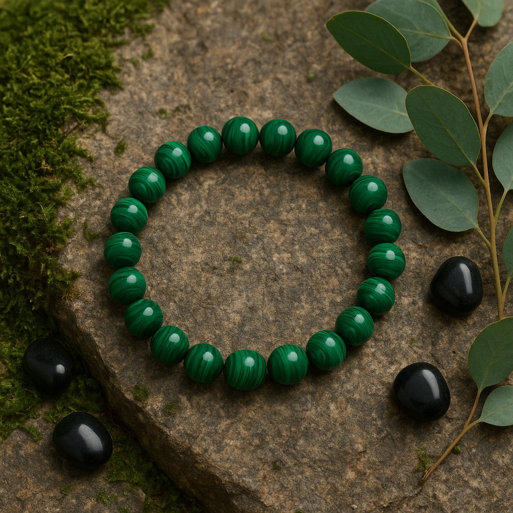 Spirit Vein – Malachite Bracelet