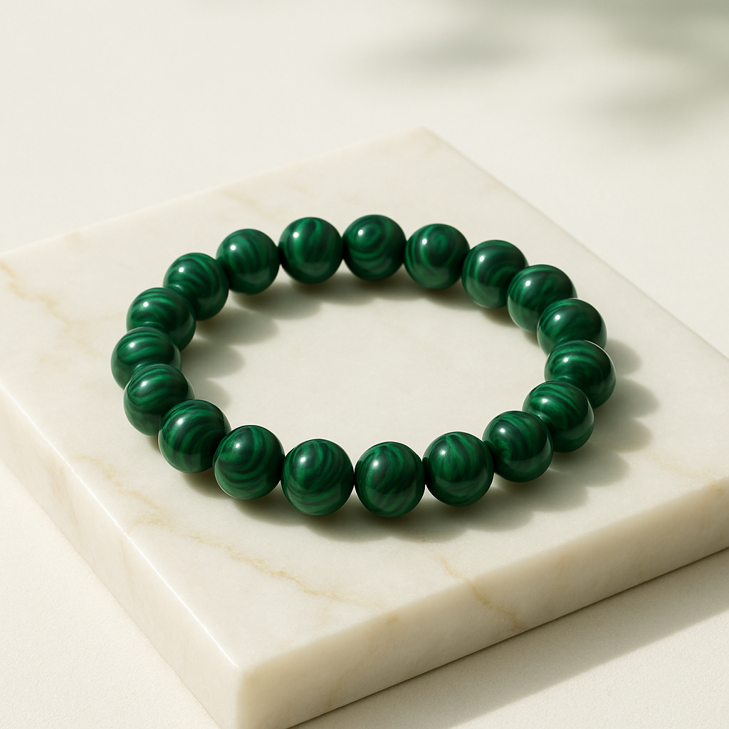 Spirit Vein – Malachite Bracelet