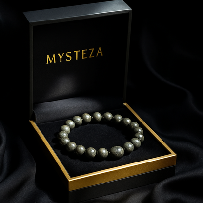 Gold Rush Vibes – Pyrite Protection Bracelet